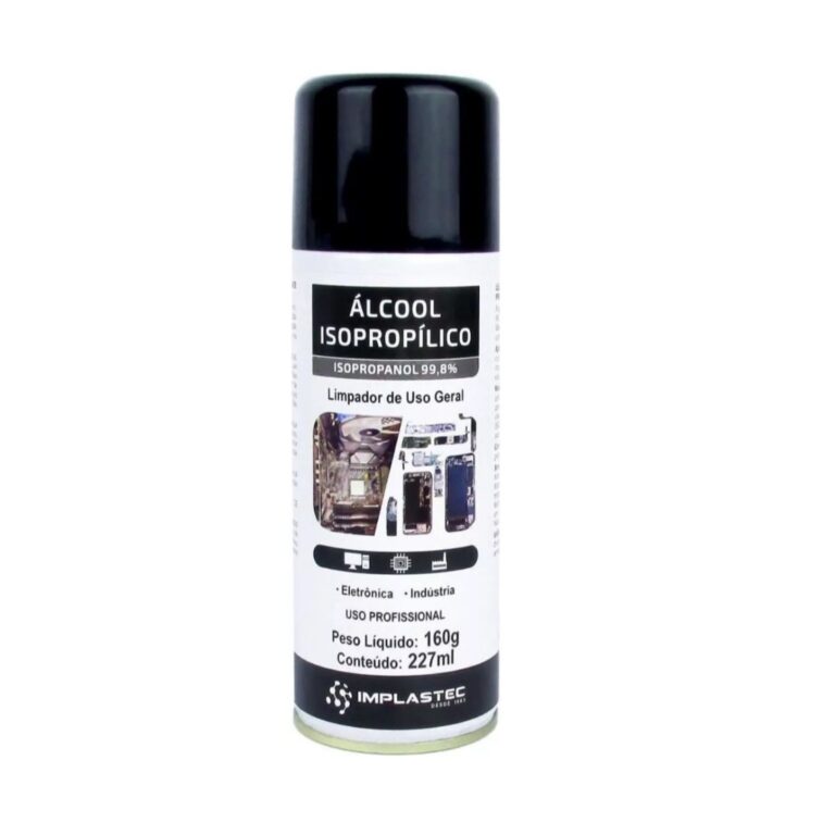 Alcool Isopropilico 99,8% Spray Aerossol 160g 227m