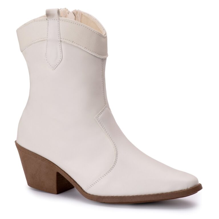 Bota Texana Cano Curto Western Feminina Lisa Salto