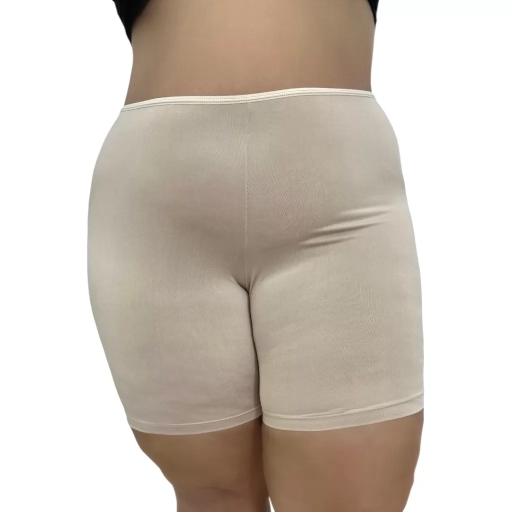 Anágua Plus Size Shortinho Íntimo Segunda Pele Conforto Lingerie Modeladora Short Para Saia E Vestid