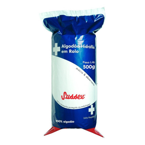 Rolo de Algodão 500g Sussex – Ideal para Es
