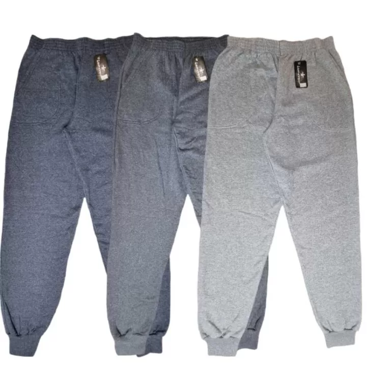 Kit 3 Calças Jogger Masculinas Plus Size Moletom 