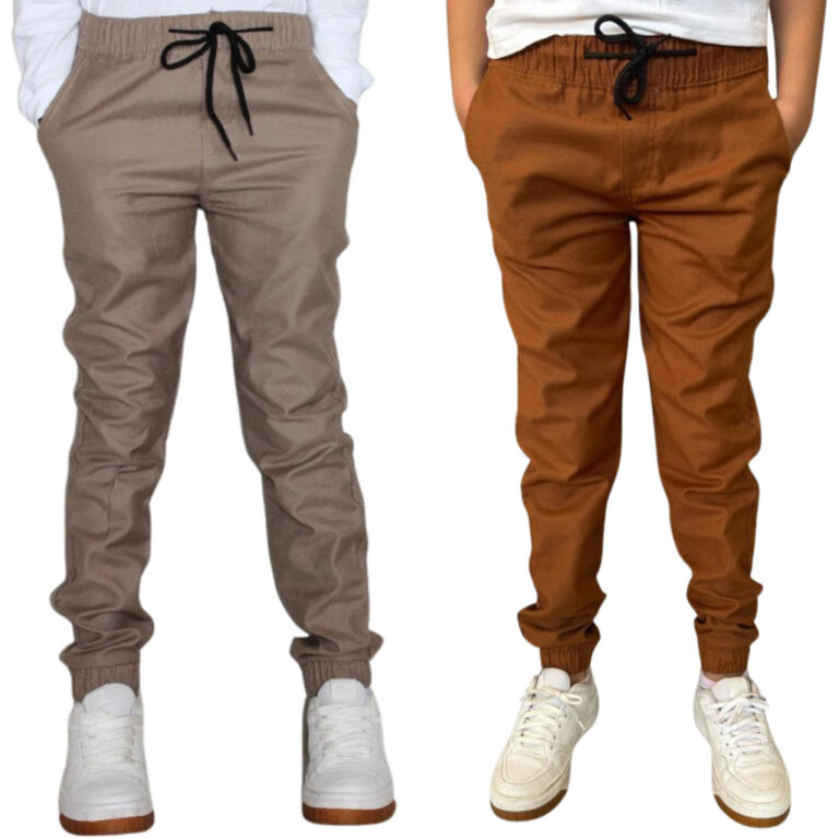 Kit 2 Calça Infanto Juvenil Jeans Sarja Estilo Jo