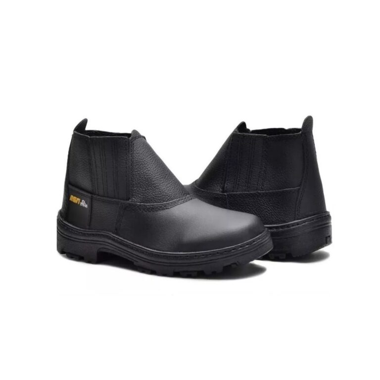 Botina Masculina Cano Médio Material Nobre Com C.