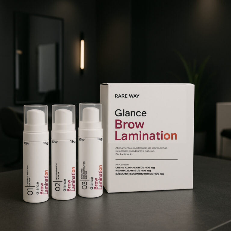 Kit Brow Lamination Glance Rare Way Profissional S