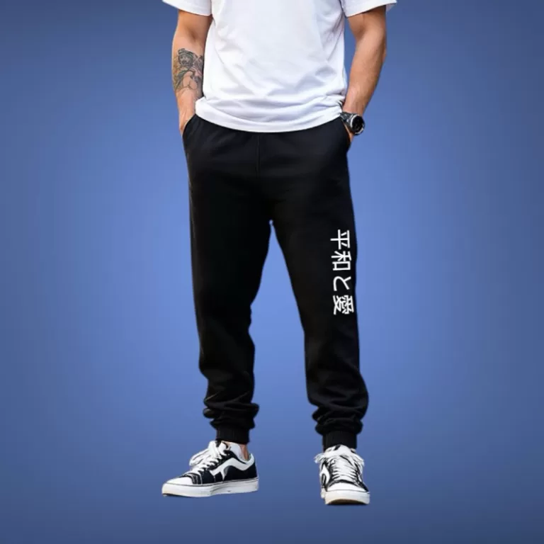 Calça de moletom pelúcido masculino estilo  jogg