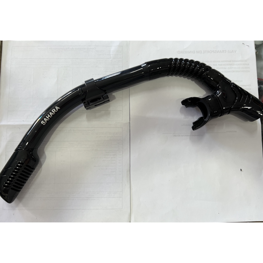 snorkel Tubo Respirador Com Válvula E Quebra Onda – Mergulho