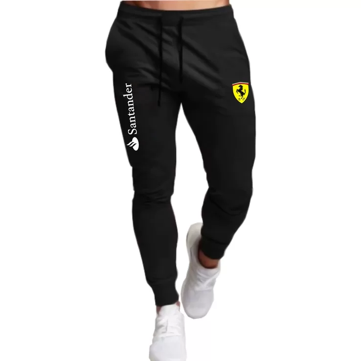 Calça Moletom Slim Esporte Formula 1 F1 Ferrari M
