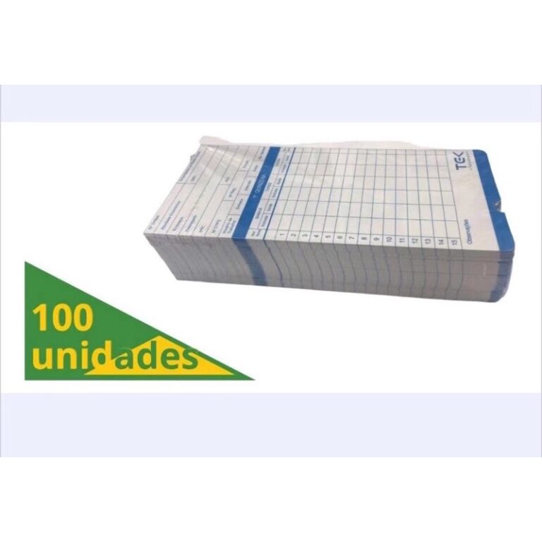Cartão de ponto para relógio cartográfico 100 u