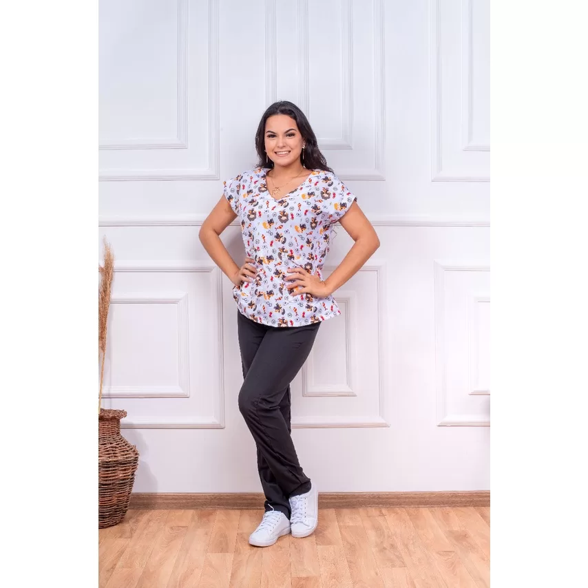 Conjunto Pijama Cirúrgico estampado Harry Potter