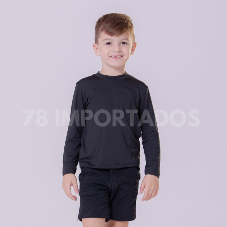 Camisa UV Infantil proteção solar – 2 a 14