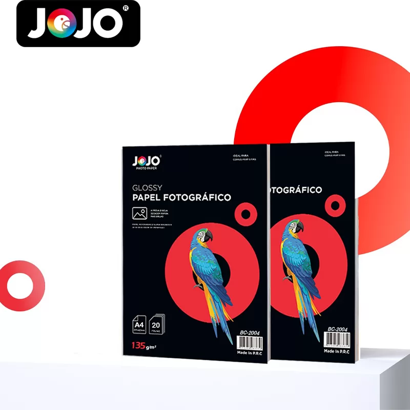 Papel Fotográfico A4 Glossy 135g 20 Folhas (NÃO ADESIVO) Super Brilhante