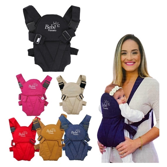 Canguru Bebê Passeio Modelo Panda Até 15 Kg 02 a