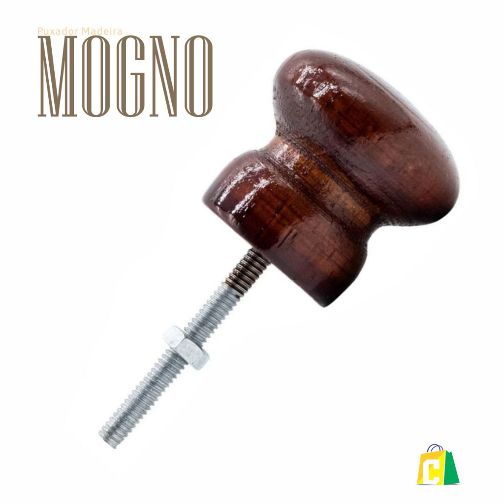 Puxador De Madeira Móveis Rústicos Gaveta E Porta Mogno