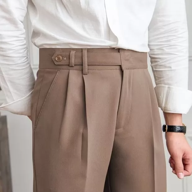 Calça De Terno Masculino Pequeno Estilo Britânic