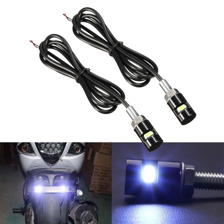 2pçs 12V 5630 SMD LED De Motocicleta Luzes De Pla
