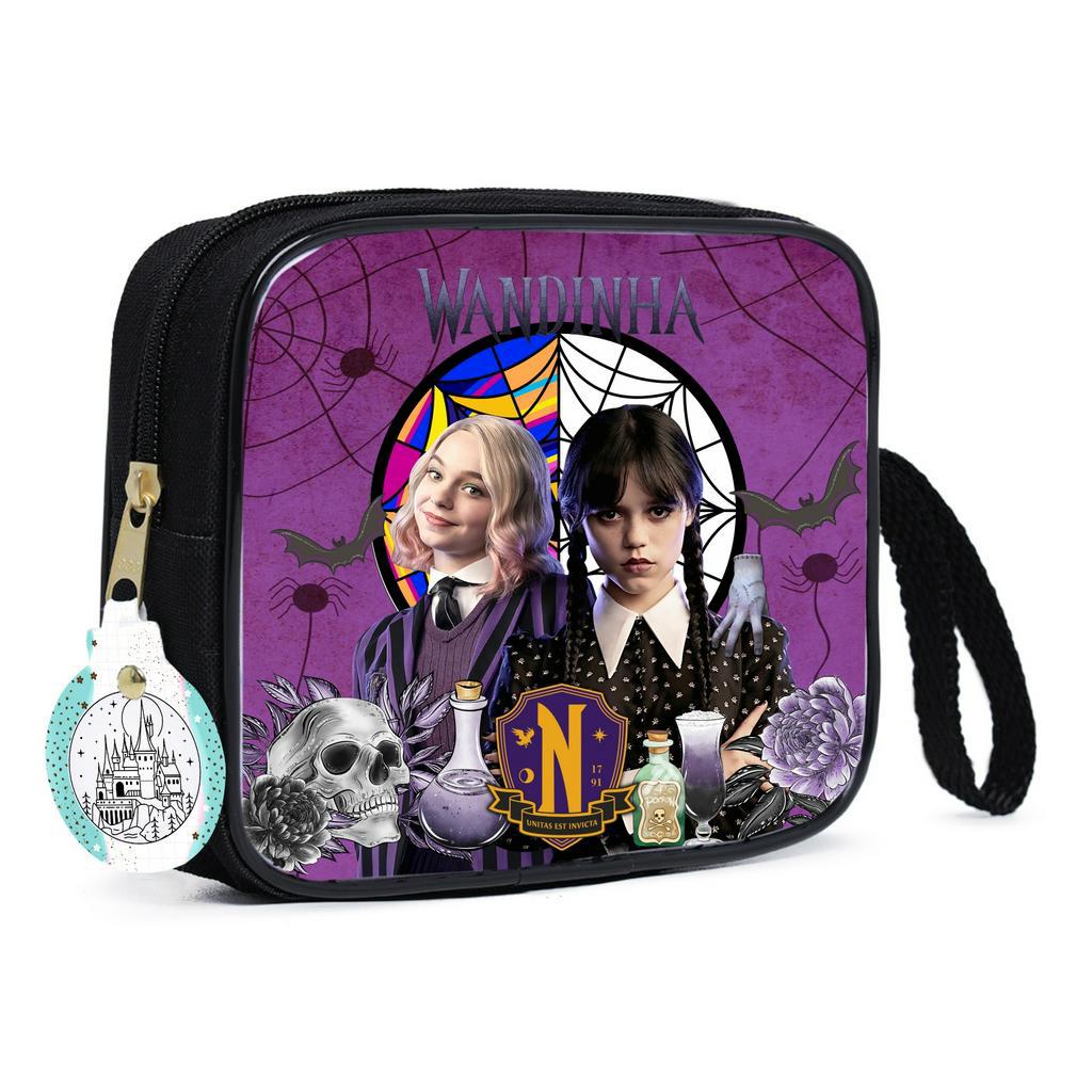 Bolsa de mão Necessaire Lembrancinha Wandinha Addams R2
