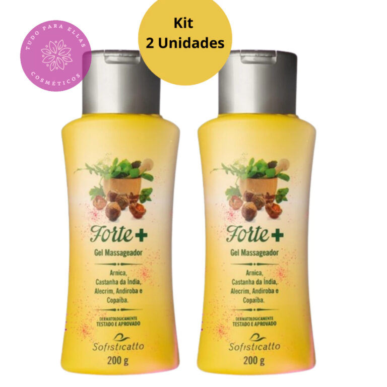 Kit 2 Gel Massageador Forte + Sofisticatto 200g