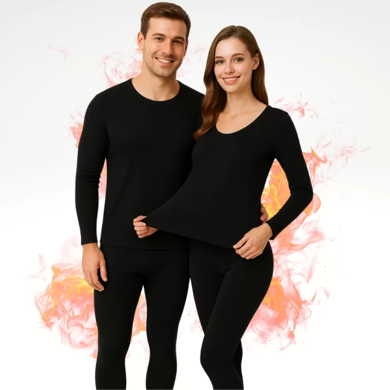 Conjunto Termico Segunda Pele Frio Flanelado Preto
