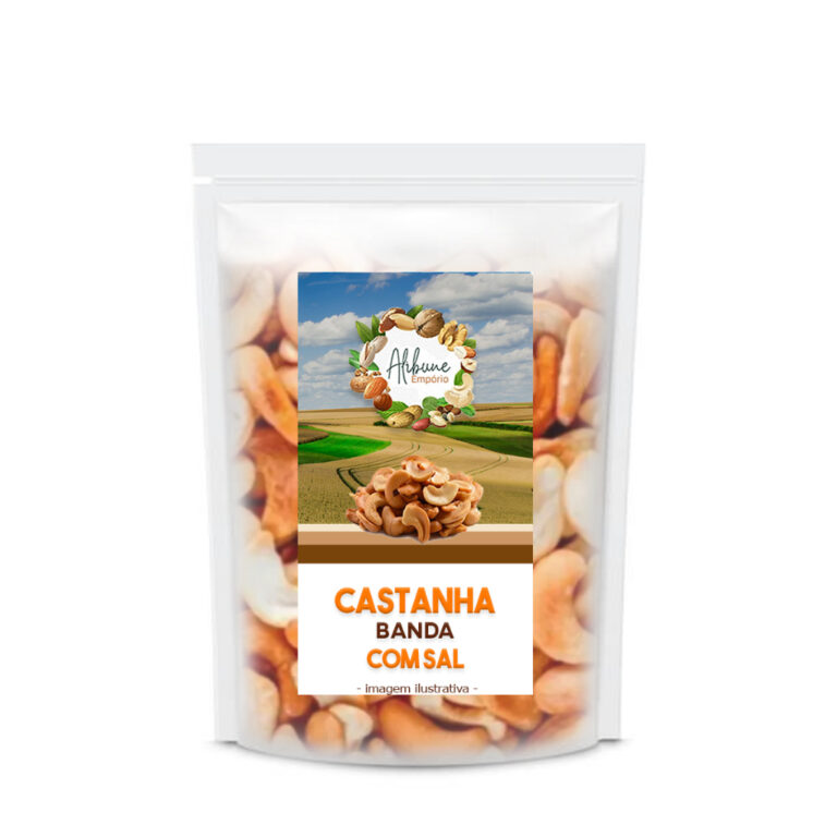 Castanha De Caju Banda Torrada Com Sal 500g –