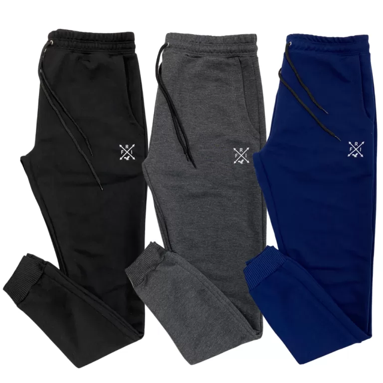 Kit 3 Calças Jogger Masculina Moletom Moletinho S