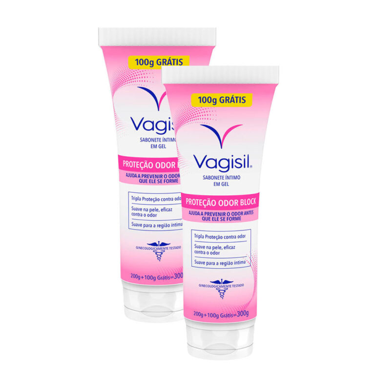 Kit 2 Sabonete Íntimo em Gel Vagisil Odor Block 2