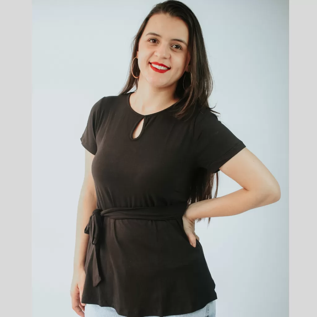 Bata Gestante Evangélica Em Viscolycra REF 04