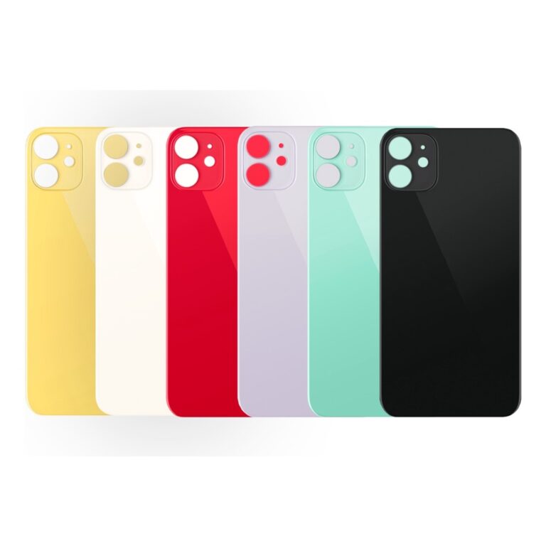 Tampa Vidro Traseira Para Iphone 11 Furo Maior