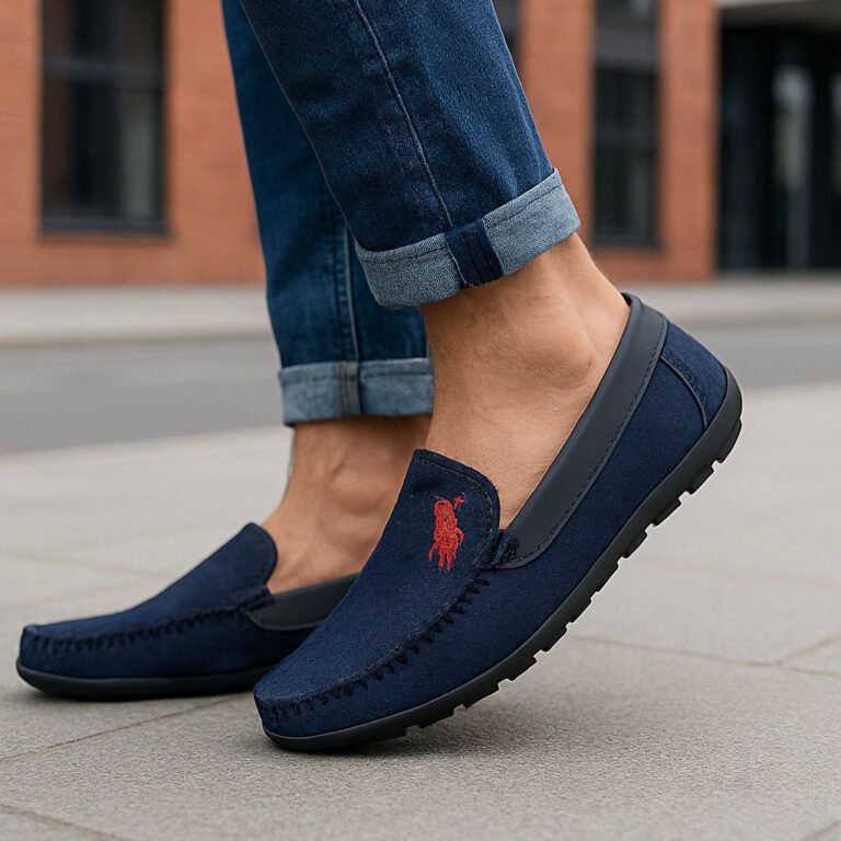 Mocassim Masculino Casual Jeans | Sapato Confortá