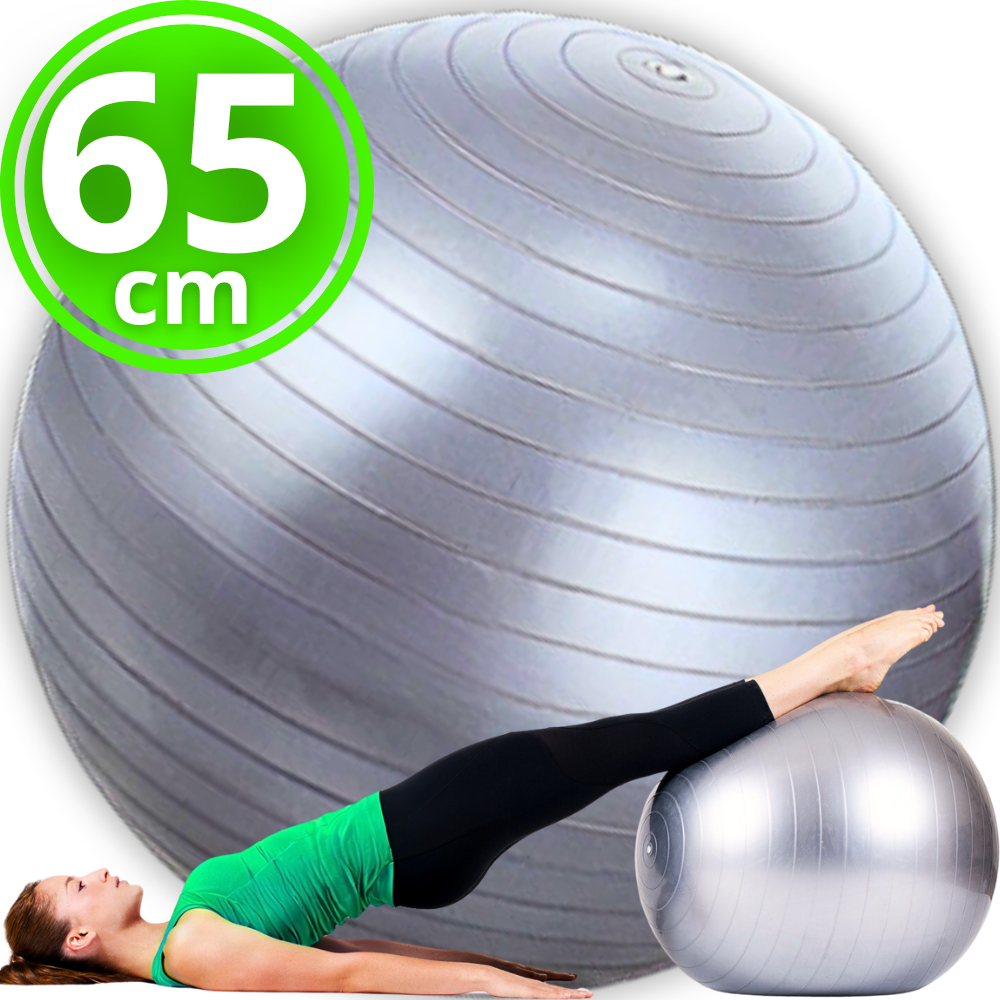 Bola De Pilates Suíça Fisioterapia 65cm Ginastica Yoga Treino Exercício