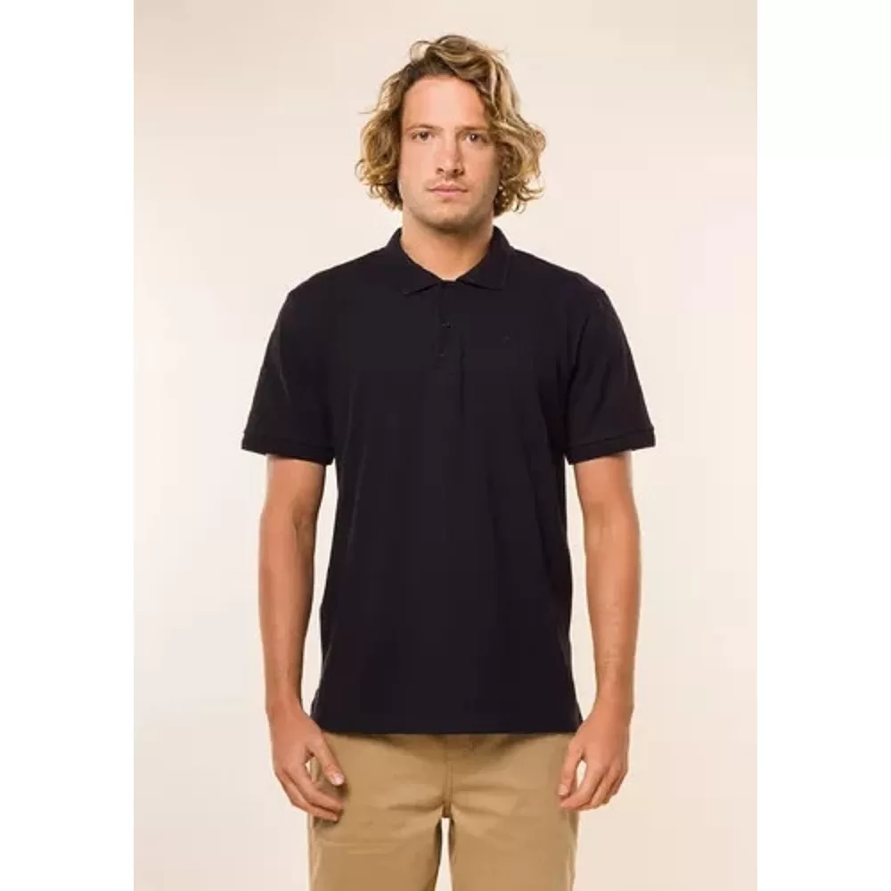 Camiseta Freesurf Pólo Logo Preta – Hot Pipehead