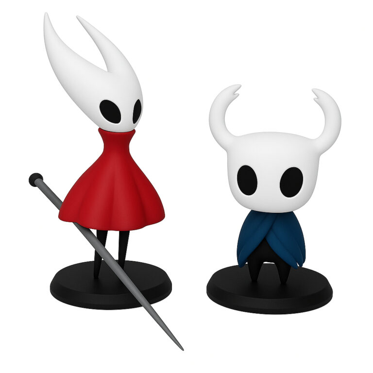Bonecos Hollow Knight e Hornet Colecionáveis  Imp