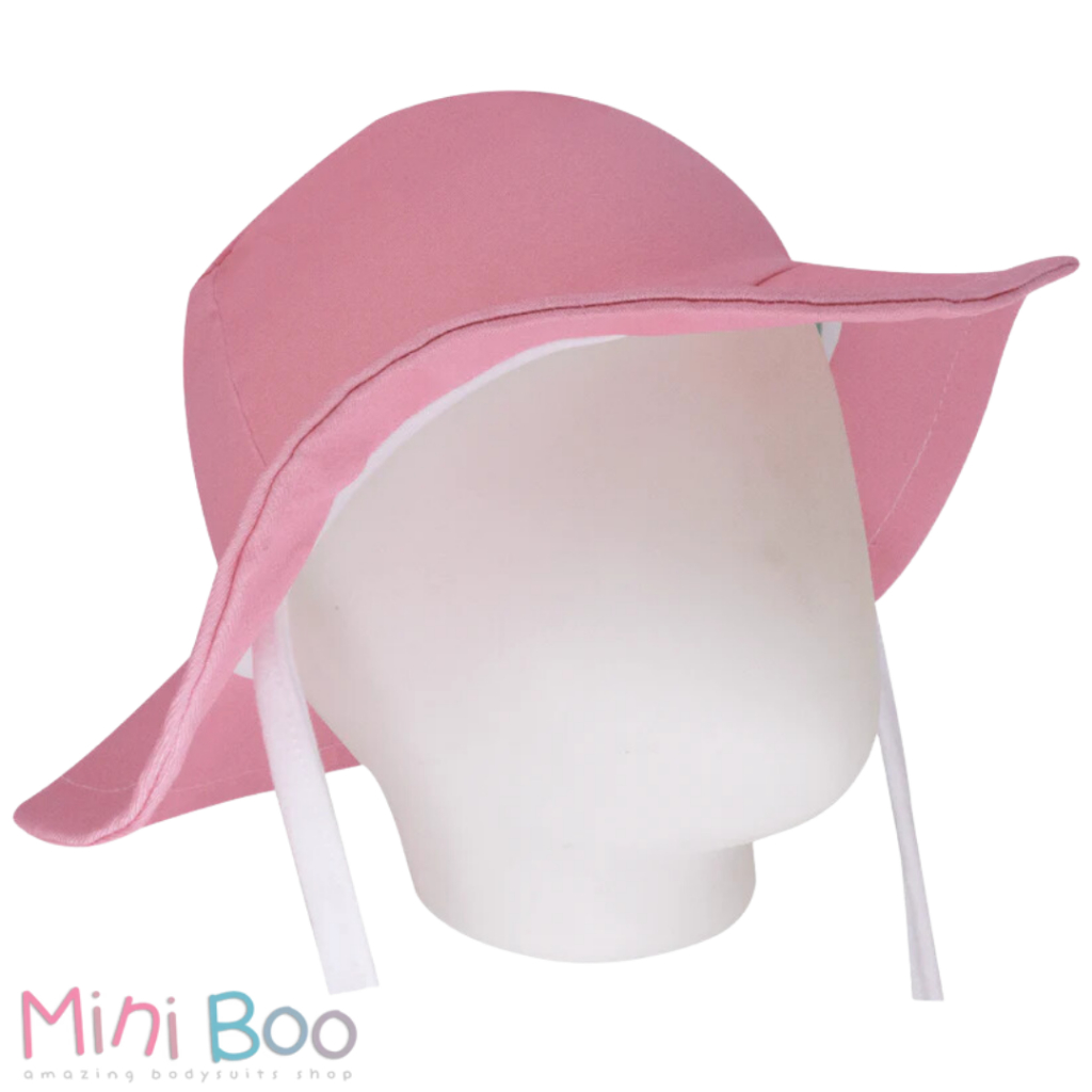 Chapéu Bebê Praia Rosa MiniBoo Proteção Solar 50+