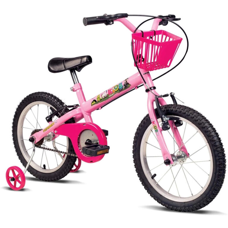 Bicicleta Bicicletinha Infantil Rosa Aro 16 –