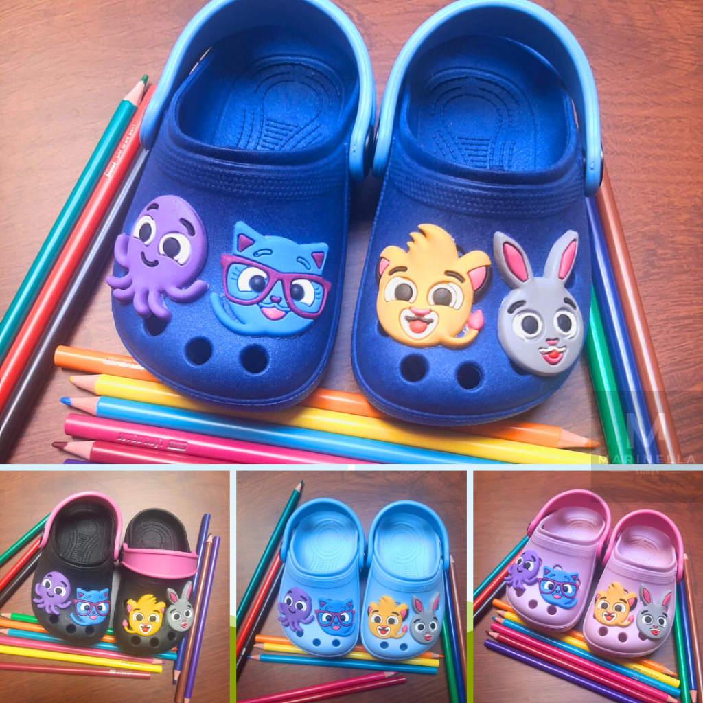 BABUCHE BOLOFOFOS INFANTIL BABY DESENHO INFANTIL SANDALIA