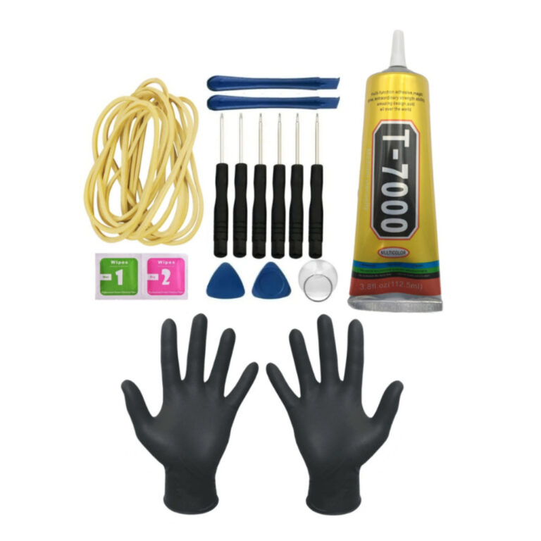 Kit De Ferramentas + Cola Para Manutenção De Cel