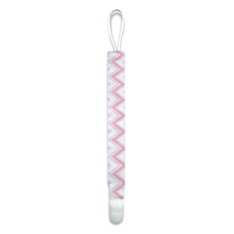 PRENDEDOR DE CHUPETA PARA BEBÊ ESTAMPADINHO CHEVR