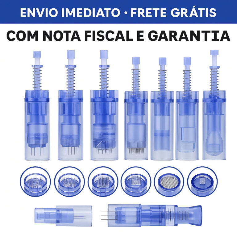 Kit 10 Cartuchos Dermapen 12, 36, 42 e NANO Microa
