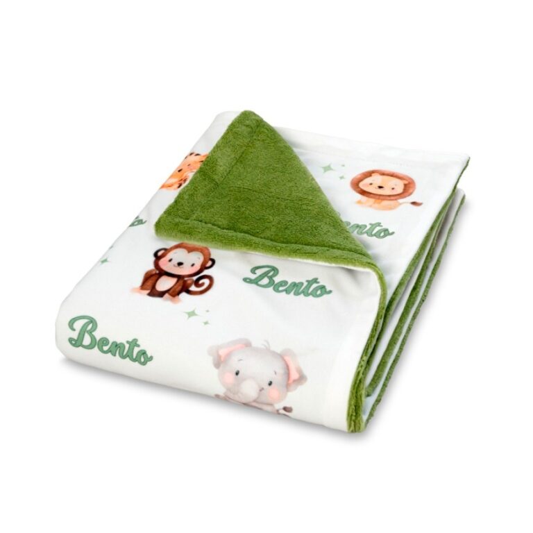 mantinha para nenem personalizada com nome e perso