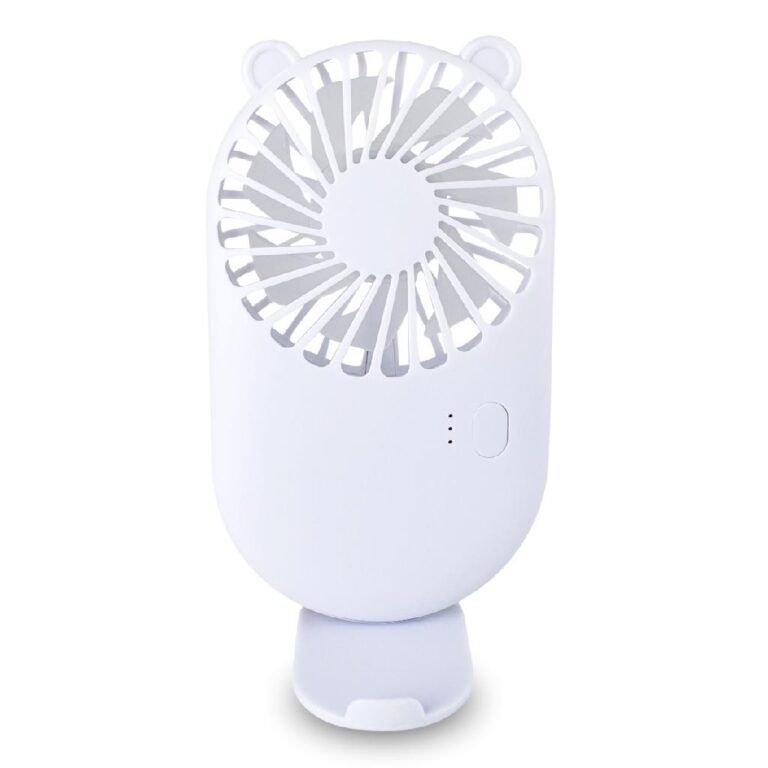 Mini Ventilador Portátil Recarregável Branco Maq