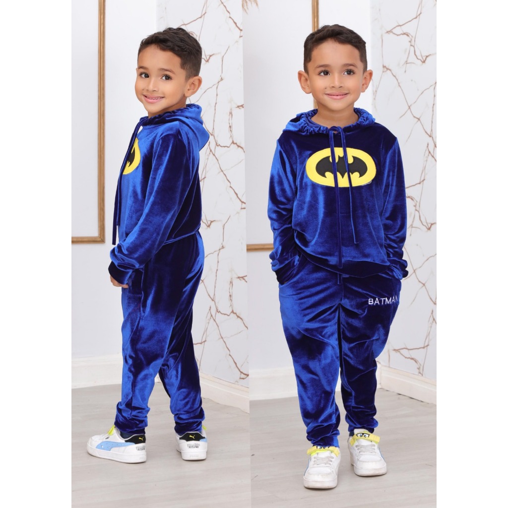 conjunto infantil veludo menino( de frio inverno)
