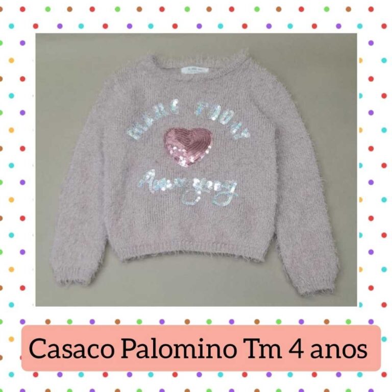 Casaco Palomino 4 Anos Recicle Mamãe e bebe Brech