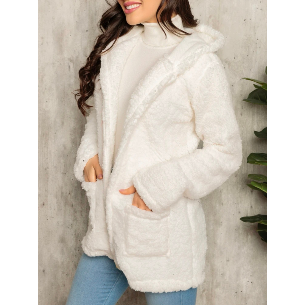 Casaco Ted Com Capuz E Bolso Sobre Tudo Jaqueta De Frio Ted Tedi Quntinho