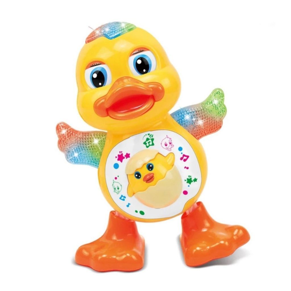 Brinquedo Pato Patinho Dançante Musical Dança, Anda, Mexe, com Luz E Som ou Abelha Abelinha ou bonec