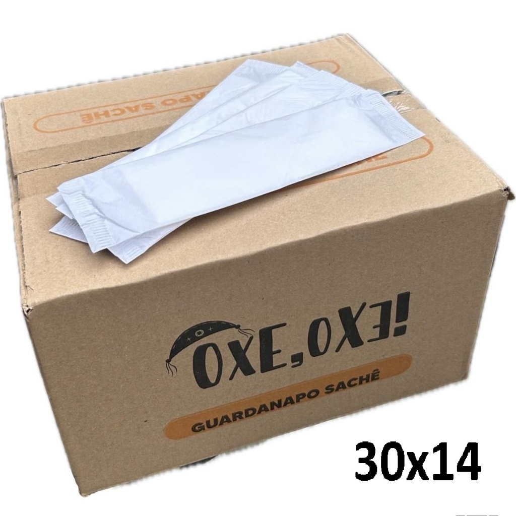 Guardanapo Sachê de Papel Embalado 30×14 250 500 e 1000 Unidades
