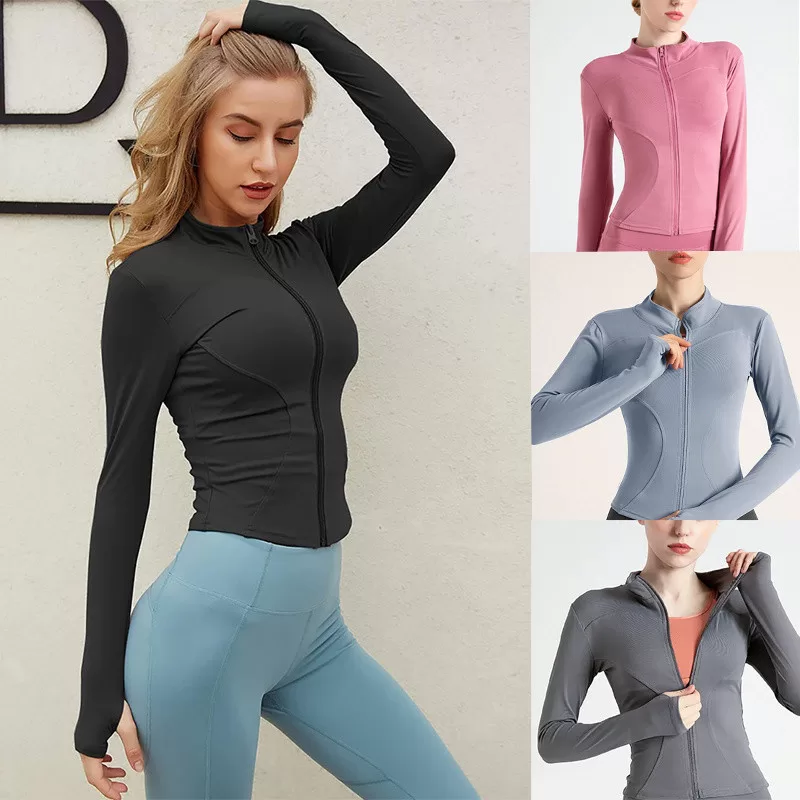 Yoga Basic Jaquetas de desporto Fechar Orifícios para polegar