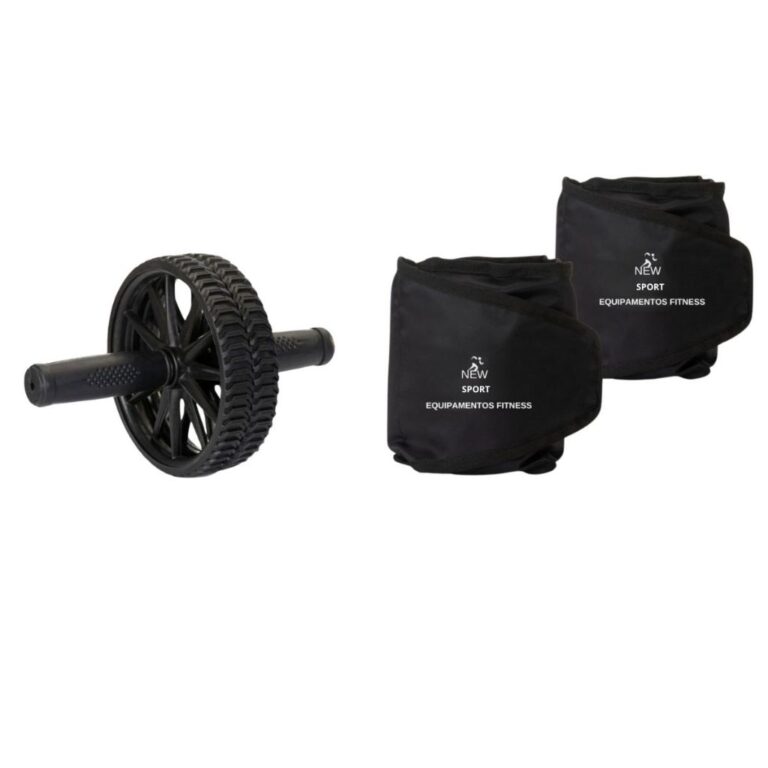 Roda Abdominal Para Exercícios Par de Caneleira 3