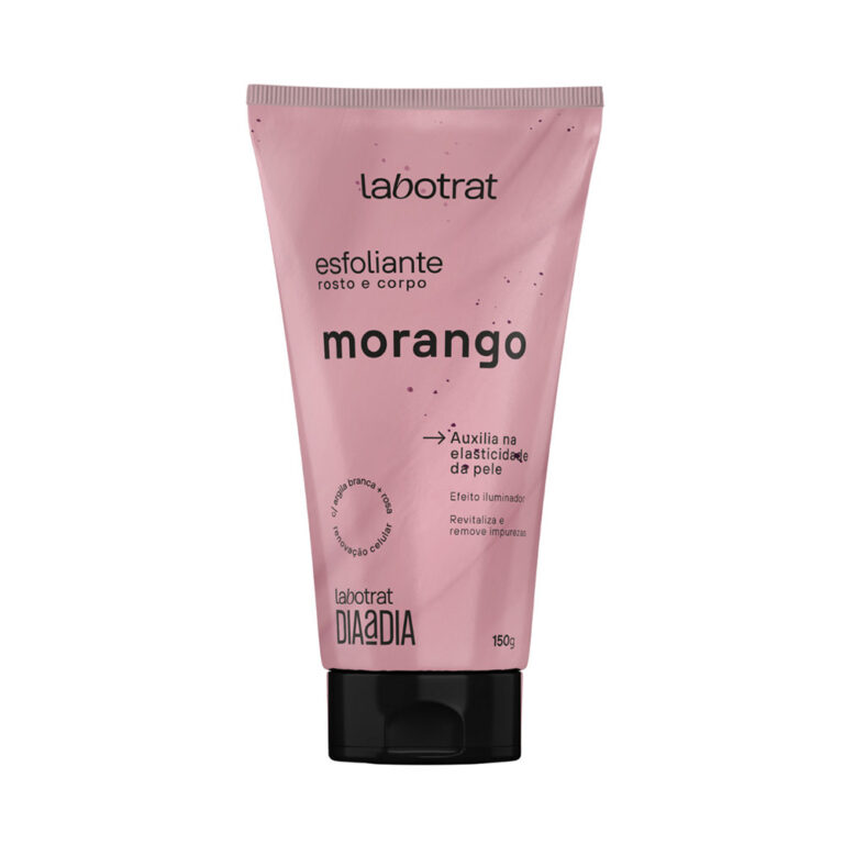 Esfoliante Rosto e Corpo Morango Argila Rosa Labot