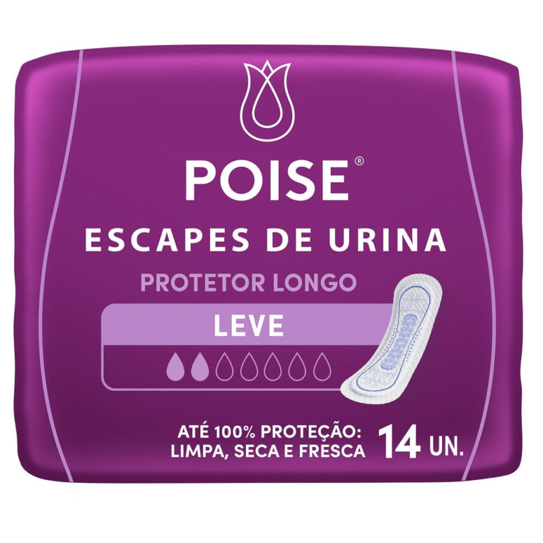 Protetor Para Incontinencia Longo Poise Leve Com 1
