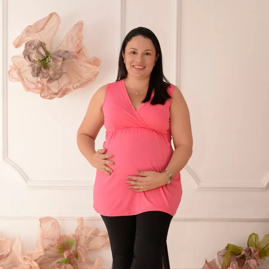 Bata para Grávida Gestantes Regata Amamentação