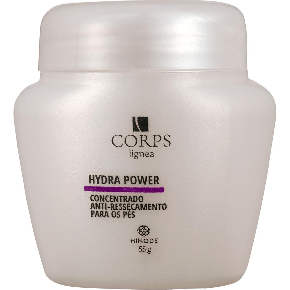 Concentrado Anti Ressecamento Para Pés Hidra Power Corps Lígnea Hinode 55g